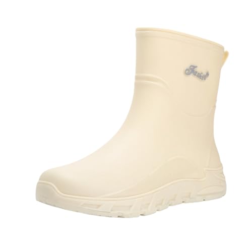 Zapatos de agua para lluvia para hombre, zapatos de goma, informales, moda al aire libre, trabajo de pesca, lavado de coche, cocina, sin sobresalidas, zapatos de lluvia para hombre, impermeable Jack