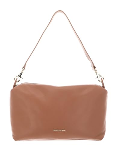 Sac à épaule bandoulière Mandarina Duck marron clair en cuir