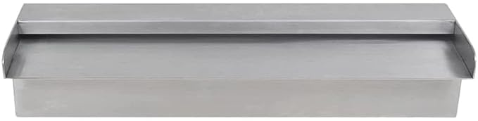 Shree Water Fountain Stainless Steel Water Fountain Wall Spout, 45 cm (18 Inch) Modern Sheet Flow Waterfall Outlet for Garden, Pool, Balcony & Indoor Décor-image-44