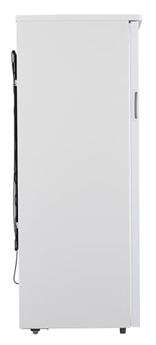 SCHOEPF GKS255S Flaschenkühlschrank | Getränkekühlschrank | Glasfront | Freistehend | 5 Ablagen | Weiß | 143 x 55 cm