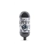 TUXING Karbonfaser-HPA-Tank – 68 Ci/4500 Psi LITE, Gasflasche, Paintball-Jagd für PCP-Luftgewehrgewehr Daystate und FX-Gewinde M18 * 1,5