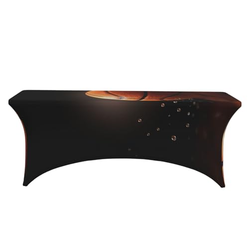 Nappe de basket-ball rectangulaire en élasthanne extensible pour table de fête