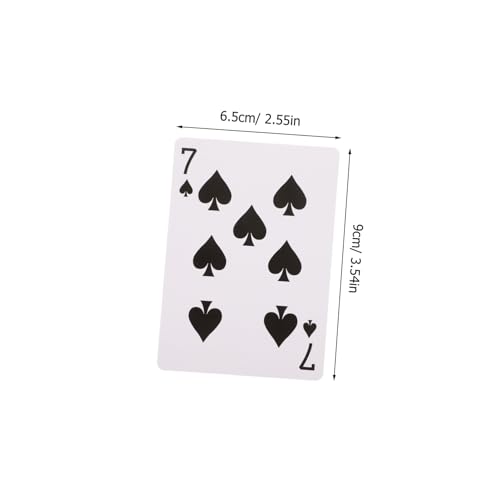 BESTonZON 3 Sätze Spielkarten mit Wärmeübertragung weiße Spielkarten Leere Karteikarten weiße Pokerkarten Leere Poker zubehör Speicherkarten unvollendete Pokerkarten Papier – Bild 5