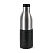 Produktbild Emsa N31111 Bludrop Sleeve Trinkflasche | 100 % dicht | Quick-Press Verschluss | Ergonomischer 360° Trinkgenuss |12h warm, 24h kühl | spülmaschinenfest | Edelstahl | Schwarz | 0,7 Liter