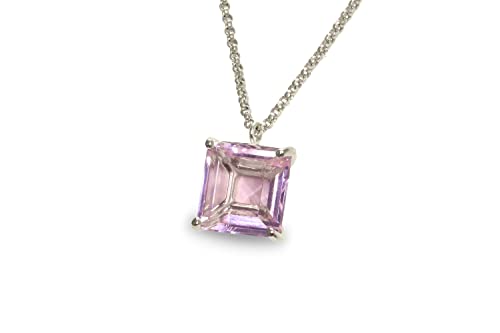 Collier en quartz rose naturel : bijoux faits main et pierre précieuse - 6