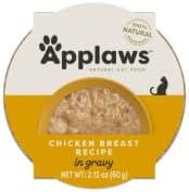 Miniatura 8 de Applaws Alimento húmedo natural para gatos, 18 unidades, con ingredientes limitados, atún y cangrejo en salsa, ollas de 2.12 onzas