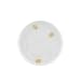 Produktbild Marimekko Oiva/Unikko Plate 13,5 cm - White, Gold