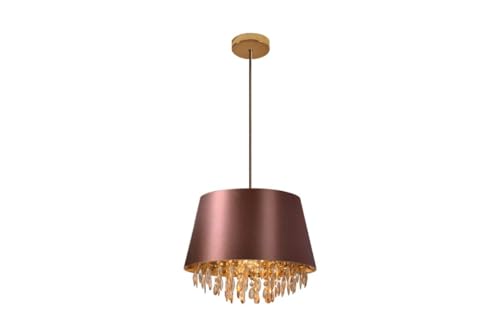 Lámpara colgante E27 NESTO marrón con cable ajustable para iluminación interior 2