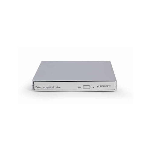 Gembird DVD-USB-021-SV - Extern - DVD-RW (Brenner) - USB 2.0 - Silber