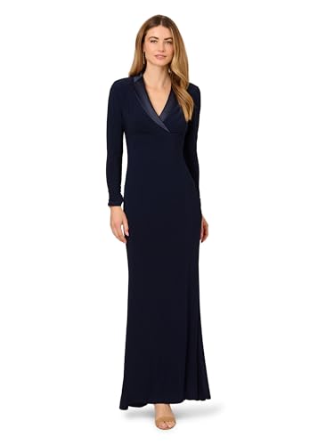 Image of Adrianna Papell Women's Tuxedo Long Dress