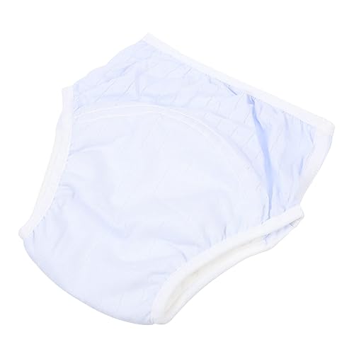 BESPORTBLE Potty Training Pants Breathable Cotton Training Underwear Leakproof Washable Diaper Comfortable Elastic Waistband Convenient for Travel Cotton Blue