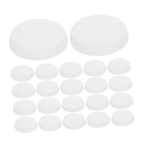 WOFASHPURET Hospitality Paper Cup Covers 100 Pack Reusable Cups Lids Disposable Paper Lid Covers for Hotels Leakproof Seal
