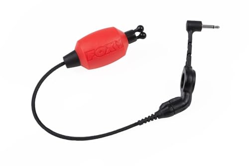 FOX Black Label CBI140 Halo Dumpy Bobbin Red | Indicateur de touche pour pêche à la carpe | LED s'allume légèrement lorsque l'alarme est allumée puis lumineux pour...