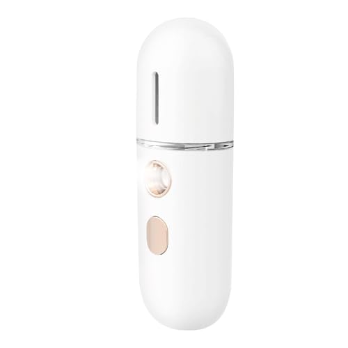 Vaporizador facial, spray facial refrescante con tecnología Nano, portátil silencioso para hidratación de la piel en casa de viaje y en movimiento