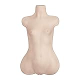Male Masturbator Sex Doll Adult Sex Toy for Men Masturbation TPE Safe Silicone Sex Doll Life-Sized for Fun (6.2kg)(S, White)