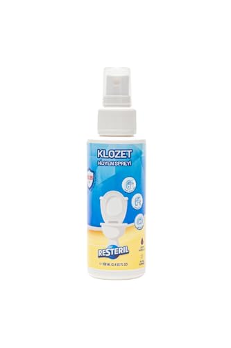 Klozet kapağı dezenfektan spreyi, %99.99 sterilizasyon, çanta boyu 100 ml