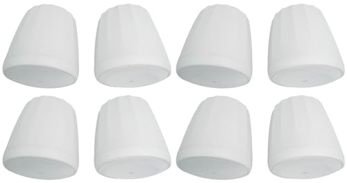 Audiosavings Bundle: (4) Pair JBI Control 68HP-WH High-Power 70v Commercial 8