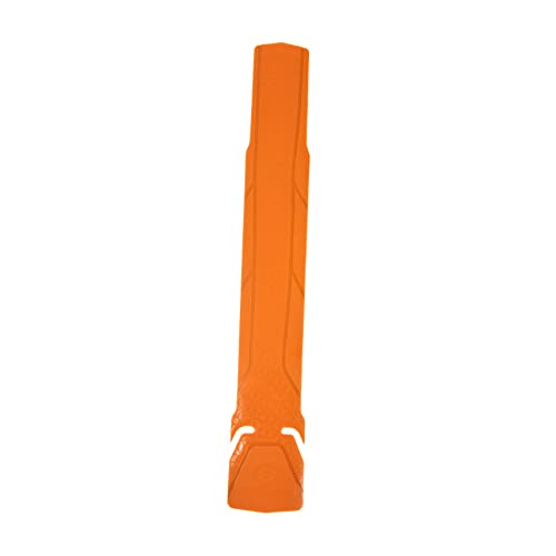 Protector de cuadro para bicicleta, calcomanías protectoras adhesivas para tubo inferior, PVC naranja, 39,5 x 6 cm