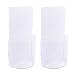 ZC GEL Remote Control Holder Wall Mount Damage-Free Clear Media Organizer Storage Box,Table and Nightstand Convenient Remote Caddy (2pack)