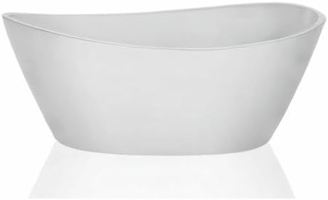 Miniatura 8 de Bañera independiente de acrílico que empapan las bañeras modernas del soporte del balneario en blanco 67 pulgadas