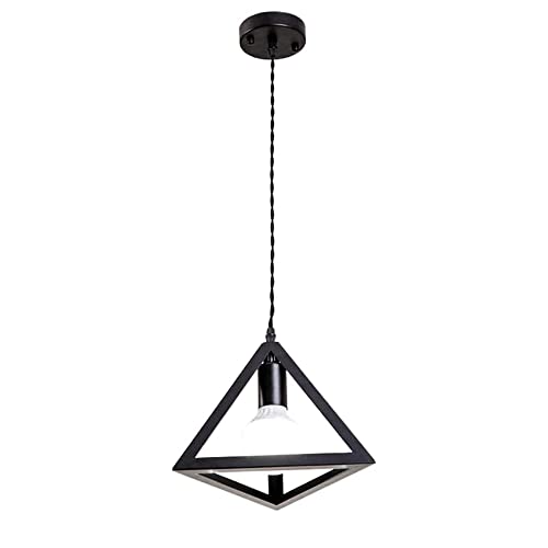 Lampe suspendue E27 nordique en fer forgé créative pour salon et chambre