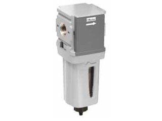 Parker Hannifin P31FB92EMMN Series P31 Global Modular Mini Particulate Filter for Air Preparation System, 5 ? Element, Metal Bowl without Sight Gauge, Manual Drain Type, No Bracket Mounting, 1/4" NPT Threaded Port Size
