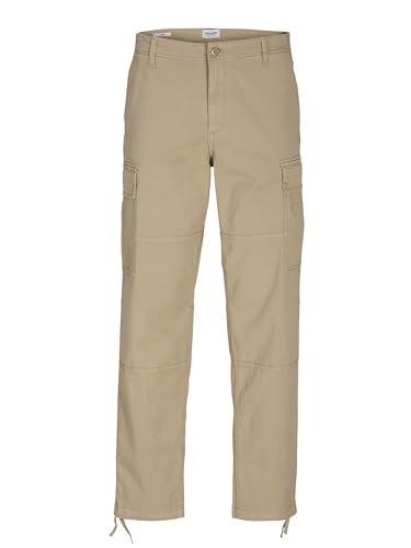 JACK & JONES Herren Jpstollie Jjbowie Cargo Noos Cargohose, Crockery,34W / 34L