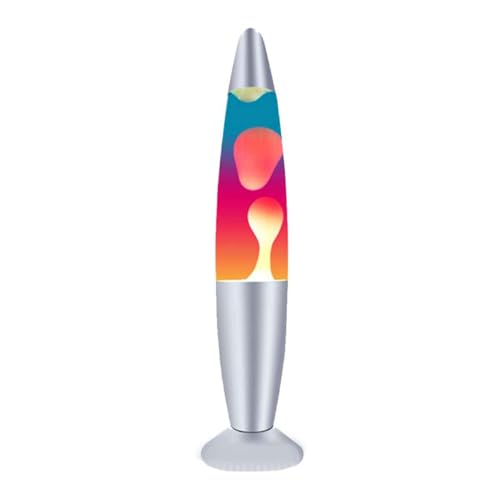 Luminaria Lava Lamp Abajur De Mesa Decorativa Tricolor 220V 34cm