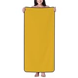 Photo Gallery wxxwxd asciugamano da bagno ultra morbido e assorbente in tinta unita oro (69 x 140 cm) | asciugamano in peluche ad asciugatura rapida per bagno, spa, palestra, spiaggia Photo Gallery wxxwxd asciugamano da bagno ultra morbido e assorbente in tinta unita oro (69 x 140 cm) | asciugamano in peluche ad asciugatura rapida per bagno, spa, palestra, spiaggia