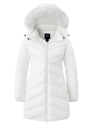 ZSHOW Women's Long Winter Coat Soft Windproof Puffer Jacket Waterproof