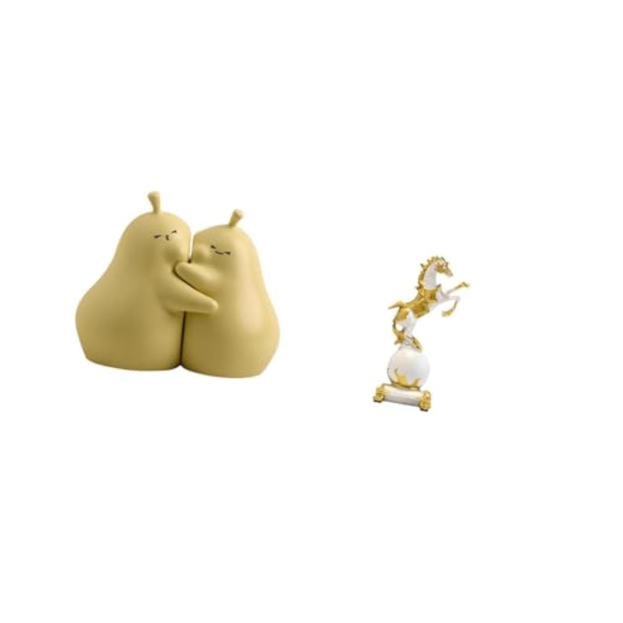 Hugging Pear Book Stand Ceramic Bookend Fine Workmanship