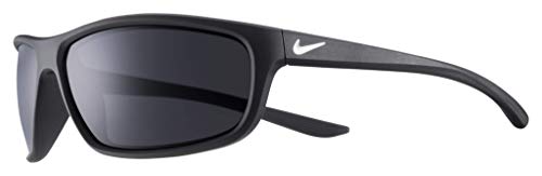 Nike SUN Ev1157-070 Dash Sunglasses Matte Black Frame Color, Dark Grey Lens Tint Model EV1157(070)-5813070 Clear, Noir/Blanc/Gris Foncé, 58 Homme