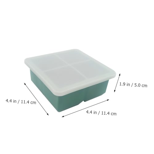 Molde para cubos de hielo cuadrado de silicona Ipetboom miniatura 6