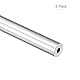 DMiotech 3er Pack (10mm Außendurchmesser x 4mm Innendurchmesser) 6063 Aluminium Rundrohr 250mm Länge Industriemetallrohr für Maschinenrahmenbau DIY-Projekte