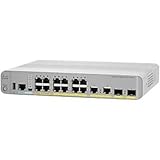 Cisco Catalyst 3560-CX WS-C3560CX-12PC-S 12 Port Gigabit Ethernet PoE Managed Switch with 10GE Uplink