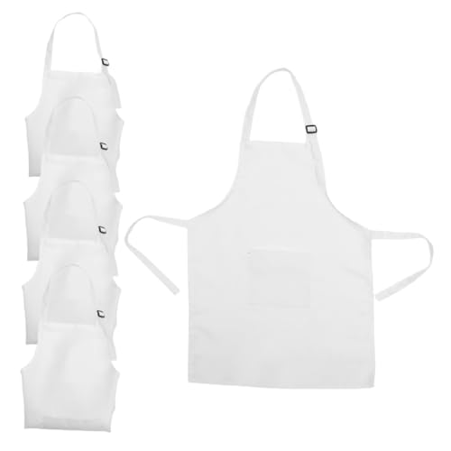Tablier de peinture pour garçon fille réglable blanc multi-usage loisirs