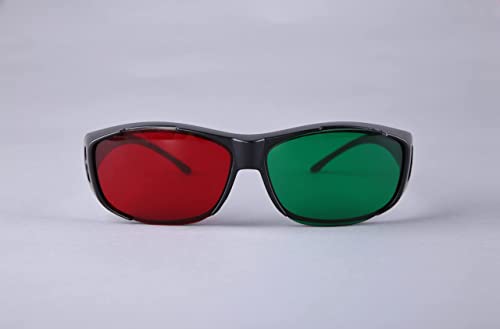 Eyeabqtm Red Green Glasses Spectacles For Vision Therapy And 3D #TOP4