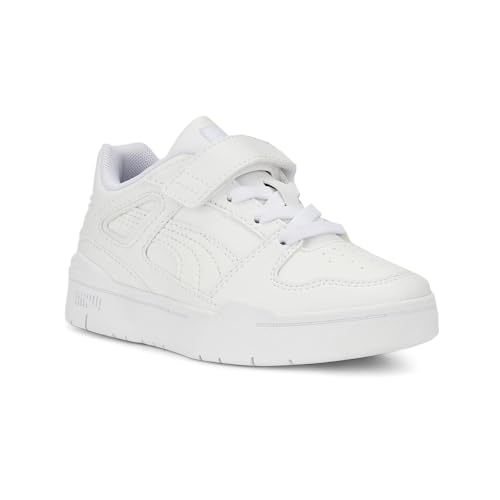 PUMA Kids Boys Slipstream Leather Lace Up Sneakers Shoes Casual - White2