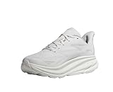 Hoka Womens Clifton 9 Textile White White Trainers 8 UK