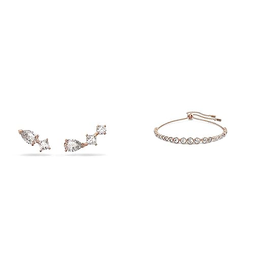 Bracelet Emily coupe ronde et boucles d'oreilles Attract : cadeau idéal