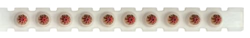 Hilti Powder Actuated Fastener Cartridge - .25 6.3/10 M Short - Strips of 10 - Red - Heavy - Pack of 100 - 50108