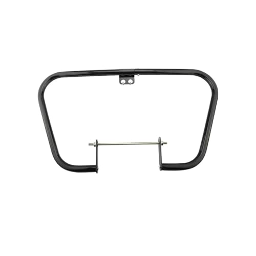 Protection moteur pare-chocs premium en acier noir pour Bullet 350 et Classic 22-24