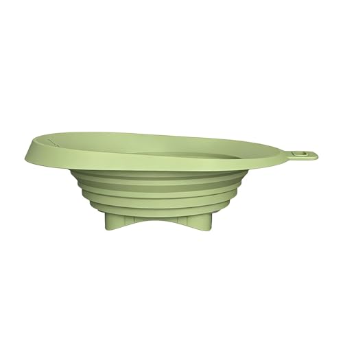 Embudos Para Cocina - Silicona 20x14cm | Boca ancha no pegajosa Resistente | Accesorios De Cocina De Embudo De Boca Ancha, Para Botella De Bebida De Crema Y Batido, Cocinar A M