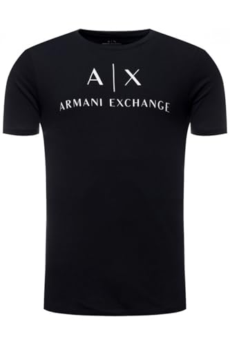 Armani Exchange T-shirt męski, NIEBIESKI, L : Amazon.pl: Moda