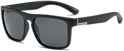 Óculos De Sol Polarizado Uv400 Quadrado Unissex Esportivo