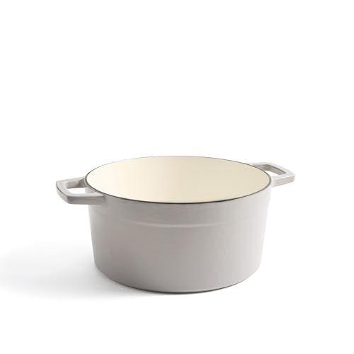 Martha Stewart 5-Quart Dutch Oven Cobblestone thumbnail 3