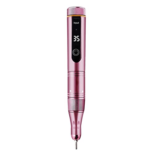Broca de Unha Máquina Elétrica Sem Fio Display LED Para Unhas Acrílicas Manicure & Pedicure Conjunto