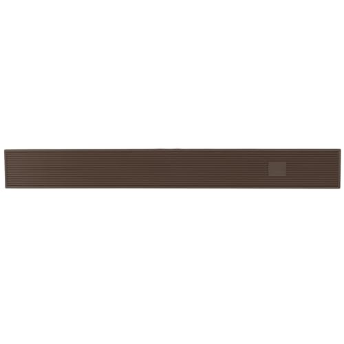Tapis de bar marron Winco 68,6 x 8,2 cm pour comptoir propre