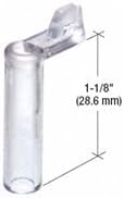 C.R. LAURENCE V720D CRL 1-5/32" Clear Plastic Screen Clip (100 Pack)