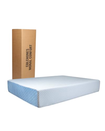 Listado de Colchones Baratos en Walmart los 5 mejores. 47 COLCHONES MONAL CONFORT, Colchón de 30 Centimetros de Grueso | Memory Foam y Tecnología Adaptativa | Colchón Enpacado en Caja | El Soporte y Confort Perfecto Esta en el Modelo...